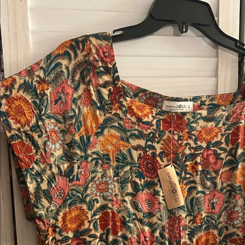 NATURAL LIFE Berkeley Vibrant Floral Maxi Dress - Picture 3 of 6